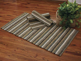 Mineral Stripe Rag Rug-Lange General Store