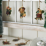 Children at Christmas Metal Ornaments Set of 6-Lange General Store