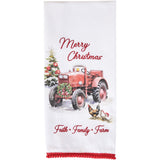 Christmas At The Farm Dishtowels-Lange General Store