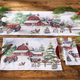 Christmas At The Farm Napkins-Lange General Store