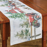 Christmas At The Farm Table Runner 36"-Lange General Store