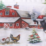 Christmas At The Farm Table Runner 36"-Lange General Store
