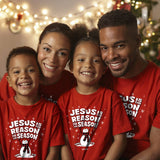Christmas Jesus Is the Reason Snowman T-shirt - Kids-Lange General Store