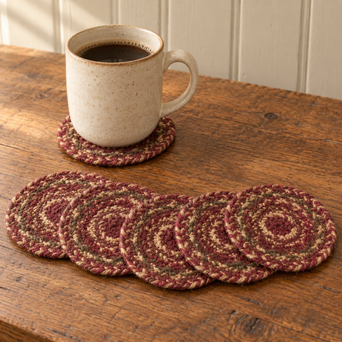 Cider Spice Braided Coaster Set of 6