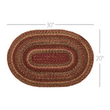Cider Spice Collection Braided Rugs - Oval