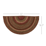 Cider Spice Collection Braided Rugs - Oval