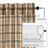 Cider Spice Swag Curtains