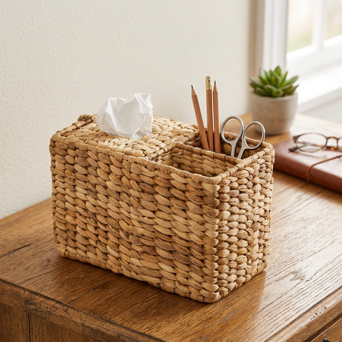 Cinthia Desk Organizer in a farmhouse home office