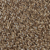 Cocoa & White Braided Table Runner-Lange General Store