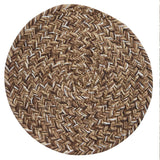Cocoa & White Braided Trivet 8" Set-Lange General Store