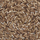 Cocoa & White Braided Trivet 8" Set-Lange General Store