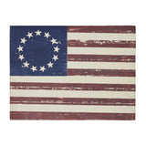 Colonial Flag Wooden Sign-Lange General Store
