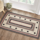 Colonial Star Collection Braided Rugs - Rectangle - Lange General Store