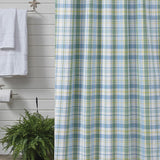 Cornflower Blue Shower Curtain-Lange General Store