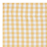 Cornsilk Yellow Buffalo Check Swag Curtains-Lange General Store