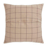Correll Burgundy & Natural Euro Sham-Lange General Store