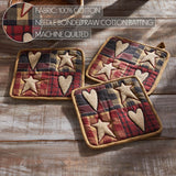 Correll Patchwork Pot Holder Set of 3