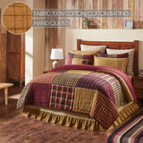 Correll Burgundy & Natural Quilt-Lange General Store