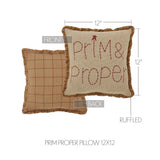Correll Prim & Proper Pillow 12x12-Lange General Store