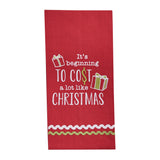 Cost A Lot Like Christmas Dishtowel-Lange General Store