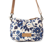 Cottage Rose Blue Crossbody Bag-Lange General Store