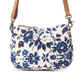 Cottage Rose Blue Crossbody Bag-Lange General Store