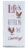 Country Life Is Better Flour Sack Towel-Lange General Store