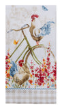 Countryside Rooster Bike Terry Towel-Lange General Store