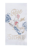 Countryside Rooster Embroidered Terry Towel-Lange General Store