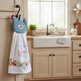 Countryside Rooster Hang-Up Kitchen Towel-Lange General Store