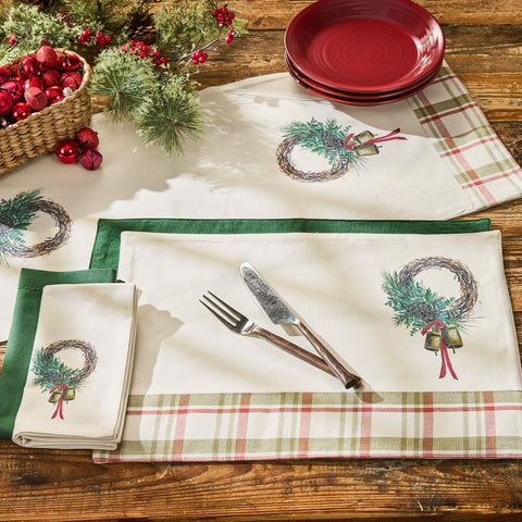 Cowbell Christmas Placemats Set of 4