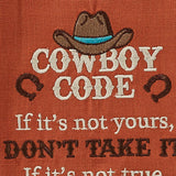Cowboy Code Dishtowel-Lange General Store