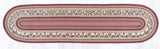 Cranberries Braided Oval Rug Collection - Lange General Store