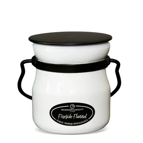 Cream Jar Candle - Fireside Flannel-Lange General Store
