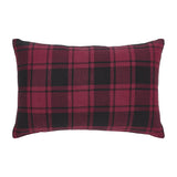 Cumberland Red Black Plaid Merry Christmoose Pillow-Lange General Store