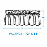 Amphora Plaid Valance