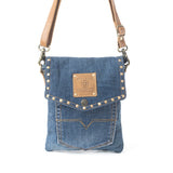 Dahlia Denim Crossbody Shoulder Bag-Lange General Store