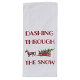Dashing Through The Snow Dishtowel-Lange General Store