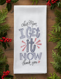 Snarkasms Dear Mom Flour Sack Towel-Lange General Store
