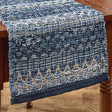 Denim Blue Chindi Table Runners-Lange General Store
