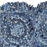 Denim Fringe Braided Table Runner 54"-Lange General Store