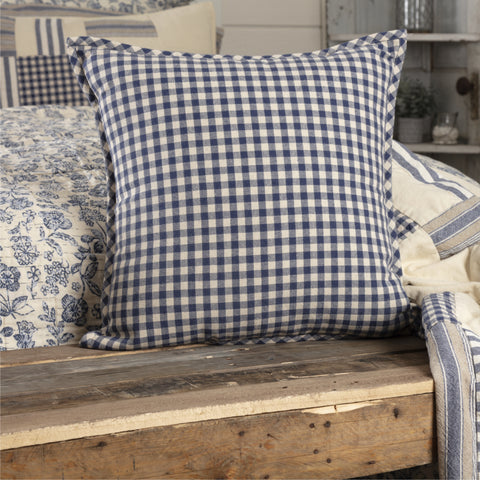 Denim Market Check Pillow Cover-Lange General Store