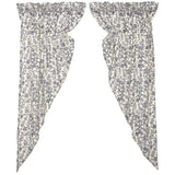Denim Market Floral Prairie Curtain-Lange General Store