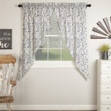 Denim Market Floral Prairie Curtain-Lange General Store