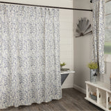 Denim Market Floral Shower Curtain-Lange General Store
