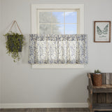 Denim Market Floral Tier Curtains 24"-Lange General Store