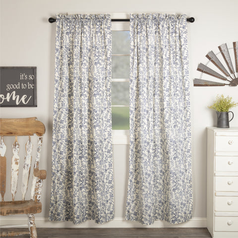 Denim Market Panel Curtains-Lange General Store