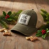 Distressed Trucker Cap - Dog Mom-Lange General Store