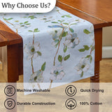 Dogwoods And Blue Birds Table Runner 36"-Lange General Store
