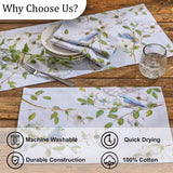 Dogwoods And Blue Birds Table Runner 54"-Lange General Store